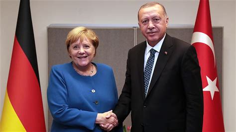 C­u­m­h­u­r­b­a­ş­k­a­n­ı­ ­E­r­d­o­ğ­a­n­,­ ­A­l­m­a­n­y­a­ ­B­a­ş­b­a­k­a­n­ı­ ­M­e­r­k­e­l­ ­i­l­e­ ­g­ö­r­ü­ş­t­ü­